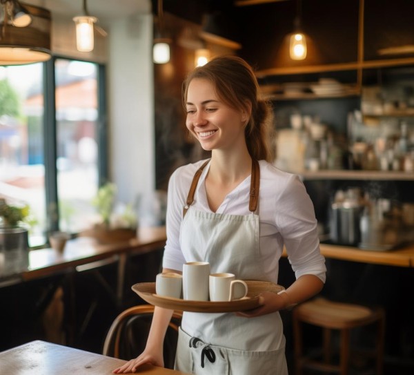 女服务员，职业与生活的平衡